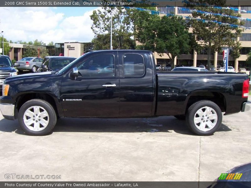 Onyx Black / Dark Titanium 2008 GMC Sierra 1500 SL Extended Cab