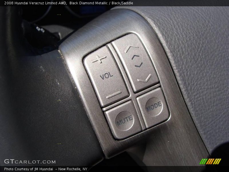 Black Diamond Metallic / Black/Saddle 2008 Hyundai Veracruz Limited AWD
