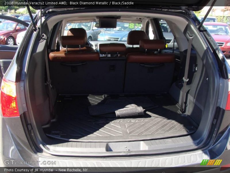 Black Diamond Metallic / Black/Saddle 2008 Hyundai Veracruz Limited AWD