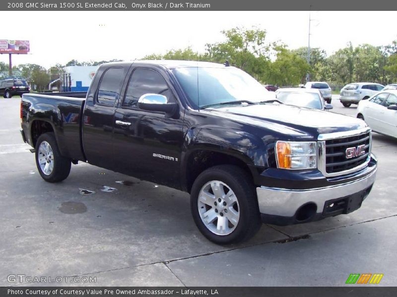 Onyx Black / Dark Titanium 2008 GMC Sierra 1500 SL Extended Cab