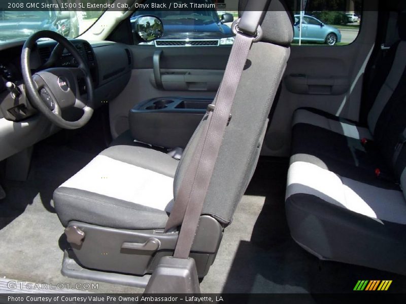 Onyx Black / Dark Titanium 2008 GMC Sierra 1500 SL Extended Cab