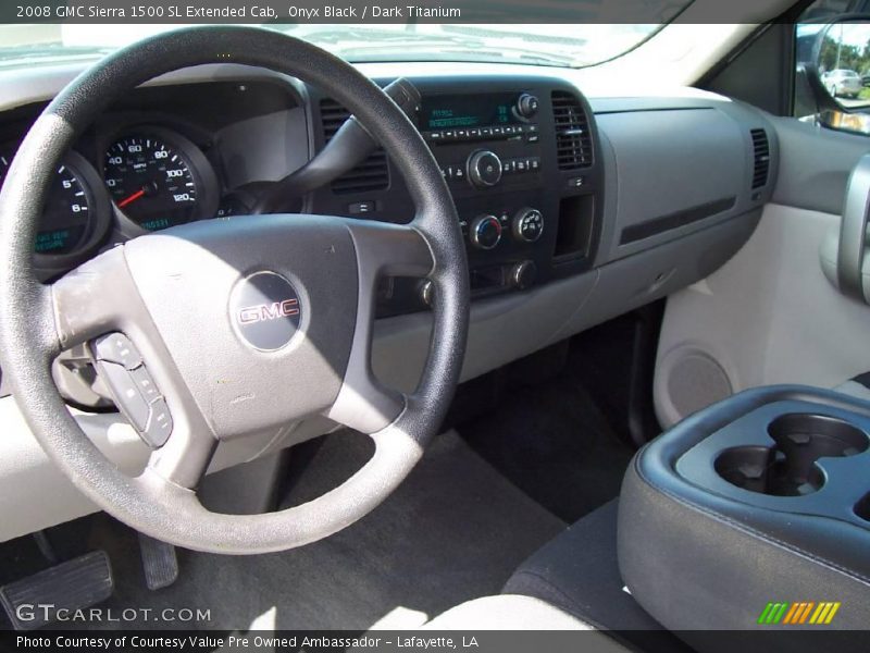 Onyx Black / Dark Titanium 2008 GMC Sierra 1500 SL Extended Cab