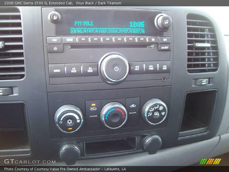 Onyx Black / Dark Titanium 2008 GMC Sierra 1500 SL Extended Cab