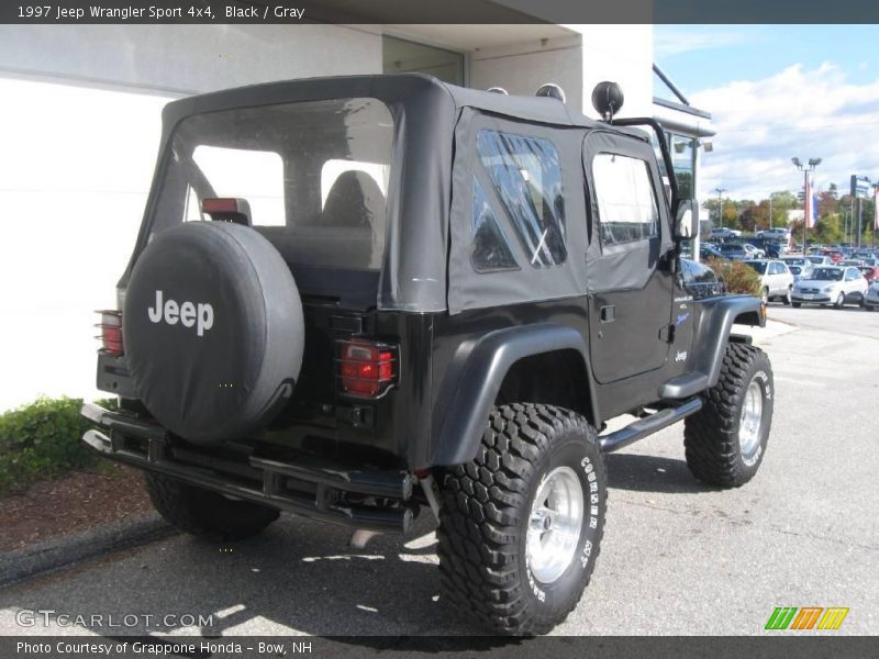 Black / Gray 1997 Jeep Wrangler Sport 4x4