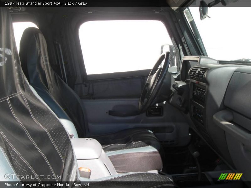 Black / Gray 1997 Jeep Wrangler Sport 4x4