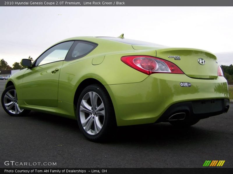 Lime Rock Green / Black 2010 Hyundai Genesis Coupe 2.0T Premium