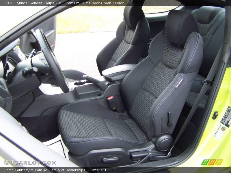 Lime Rock Green / Black 2010 Hyundai Genesis Coupe 2.0T Premium