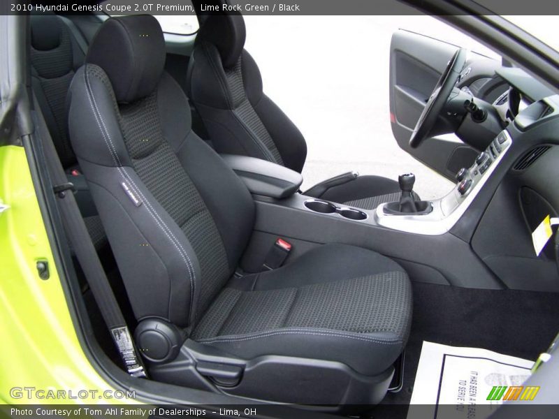 Lime Rock Green / Black 2010 Hyundai Genesis Coupe 2.0T Premium