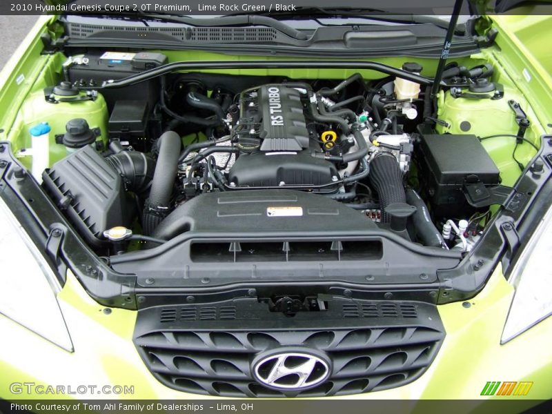Lime Rock Green / Black 2010 Hyundai Genesis Coupe 2.0T Premium