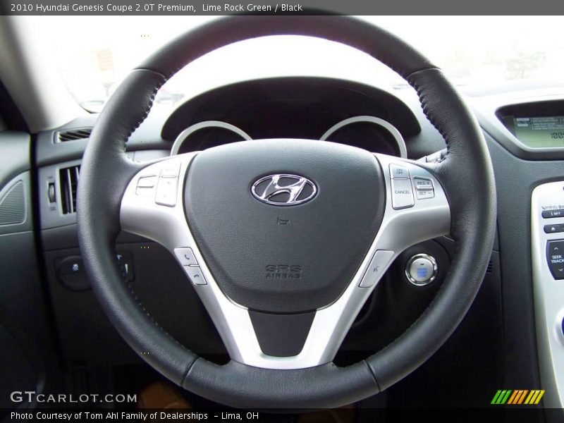 Lime Rock Green / Black 2010 Hyundai Genesis Coupe 2.0T Premium