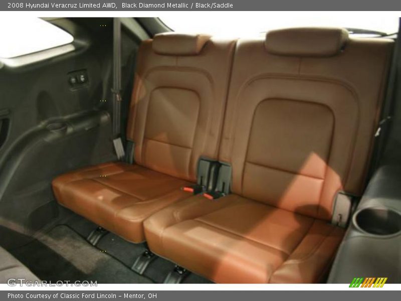 Black Diamond Metallic / Black/Saddle 2008 Hyundai Veracruz Limited AWD