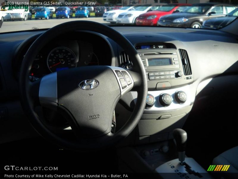 Quicksilver / Gray 2009 Hyundai Elantra GLS Sedan