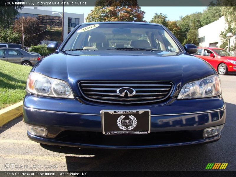 Midnight Blue Metallic / Beige 2004 Infiniti I 35