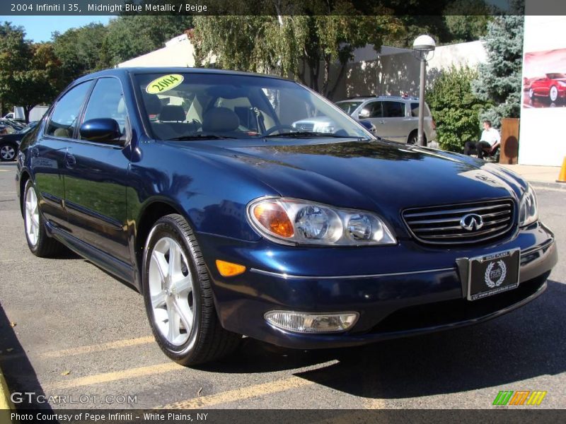 Midnight Blue Metallic / Beige 2004 Infiniti I 35