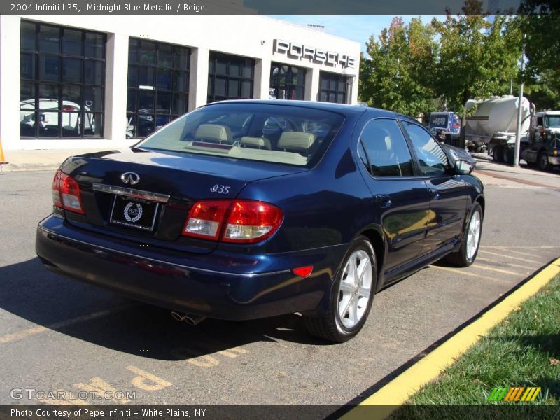 Midnight Blue Metallic / Beige 2004 Infiniti I 35