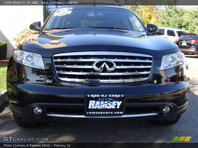 Black Obsidian / Graphite 2008 Infiniti FX 35 AWD