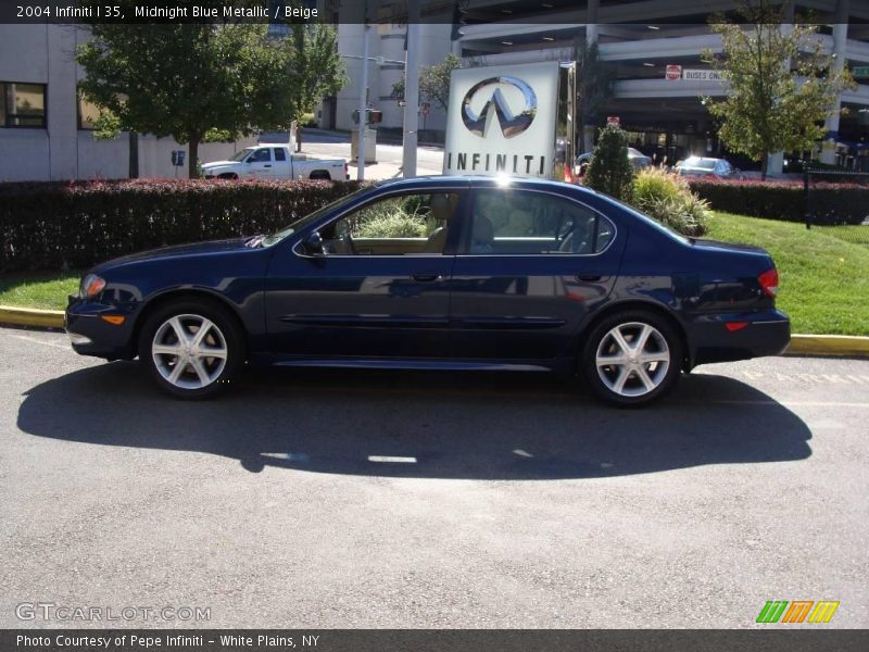 Midnight Blue Metallic / Beige 2004 Infiniti I 35