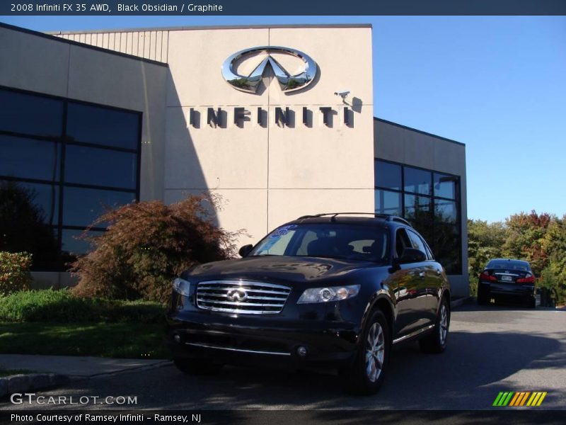 Black Obsidian / Graphite 2008 Infiniti FX 35 AWD