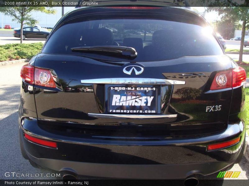 Black Obsidian / Graphite 2008 Infiniti FX 35 AWD