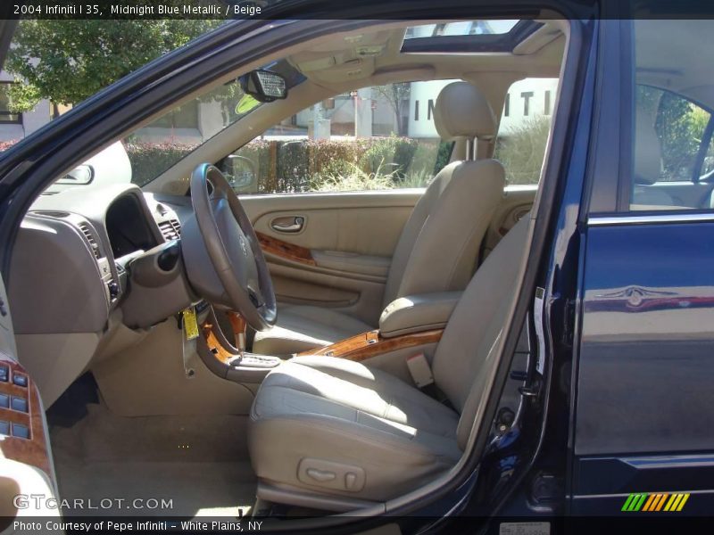 Midnight Blue Metallic / Beige 2004 Infiniti I 35