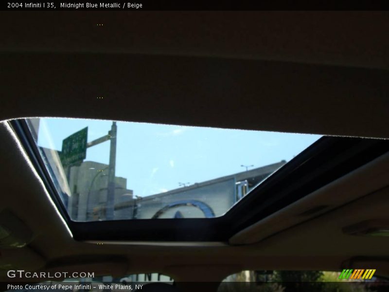 Midnight Blue Metallic / Beige 2004 Infiniti I 35