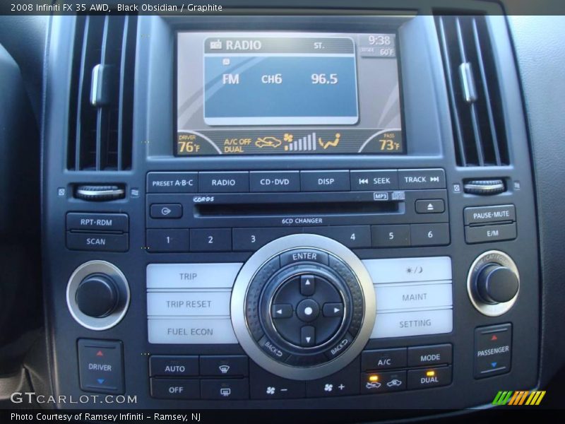 Black Obsidian / Graphite 2008 Infiniti FX 35 AWD