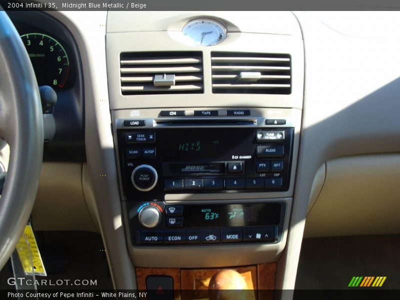 Midnight Blue Metallic / Beige 2004 Infiniti I 35