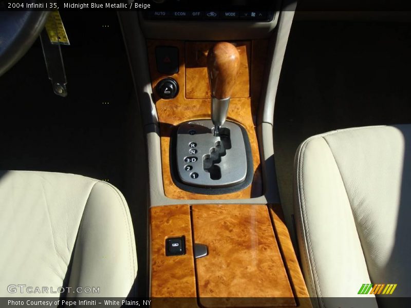 Midnight Blue Metallic / Beige 2004 Infiniti I 35
