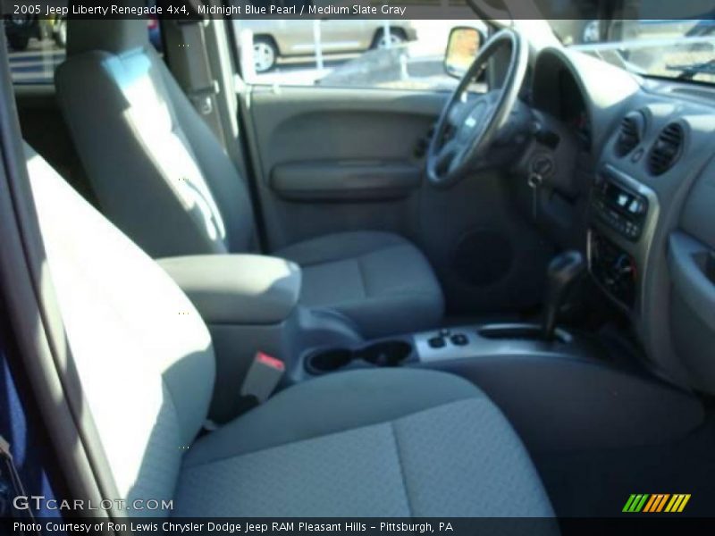 Midnight Blue Pearl / Medium Slate Gray 2005 Jeep Liberty Renegade 4x4