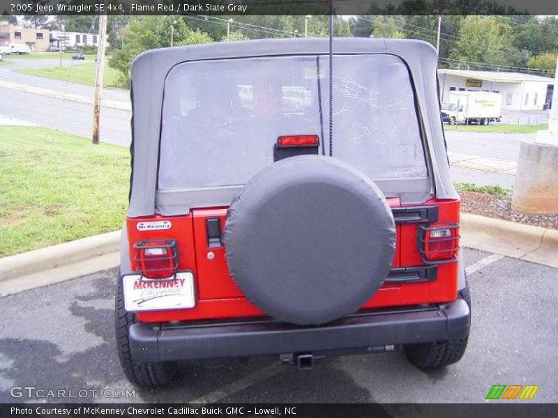 Flame Red / Dark Slate Gray 2005 Jeep Wrangler SE 4x4