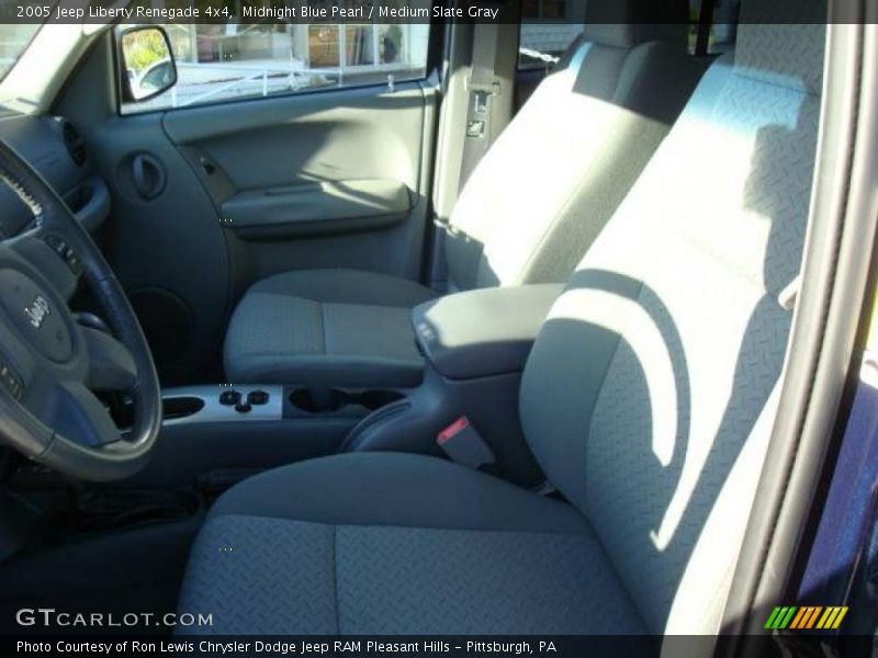 Midnight Blue Pearl / Medium Slate Gray 2005 Jeep Liberty Renegade 4x4