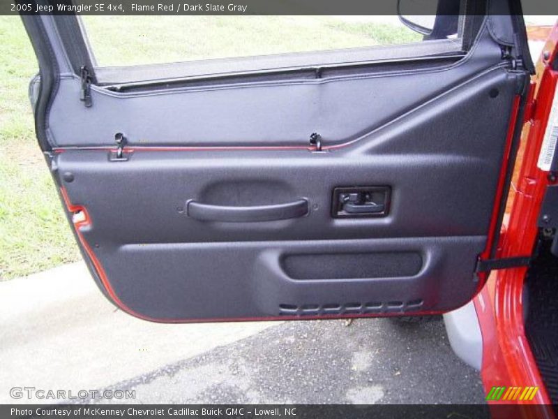 Flame Red / Dark Slate Gray 2005 Jeep Wrangler SE 4x4