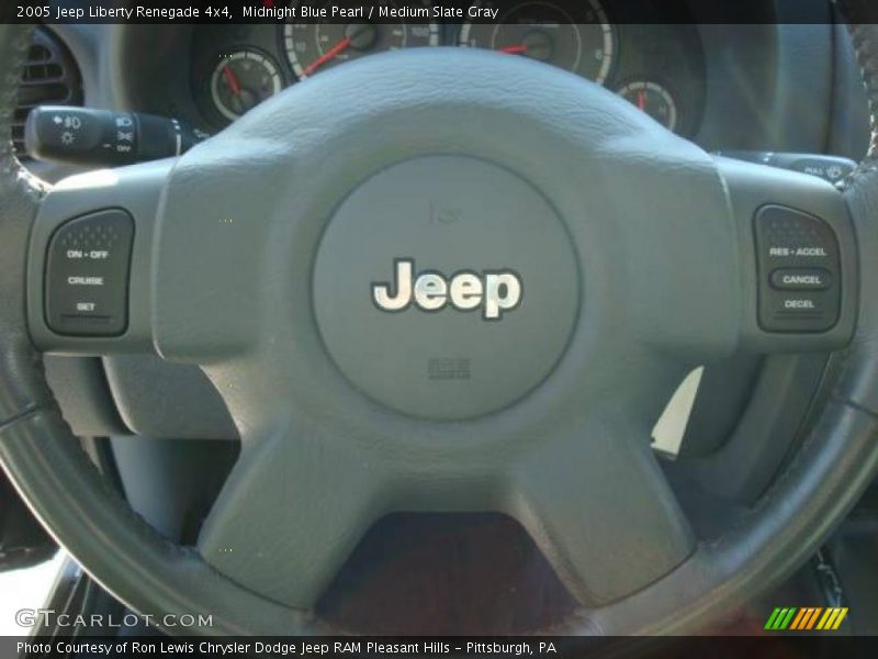 Midnight Blue Pearl / Medium Slate Gray 2005 Jeep Liberty Renegade 4x4