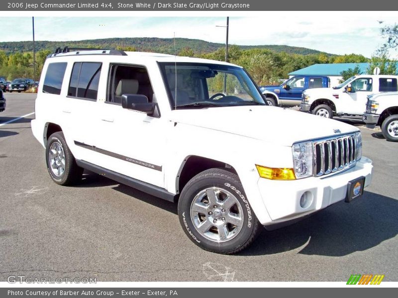 Stone White / Dark Slate Gray/Light Graystone 2006 Jeep Commander Limited 4x4
