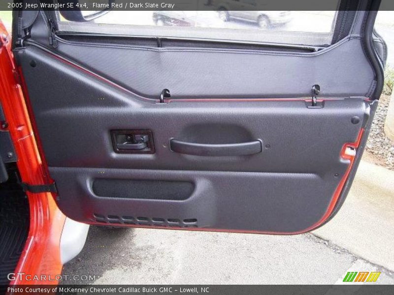 Flame Red / Dark Slate Gray 2005 Jeep Wrangler SE 4x4