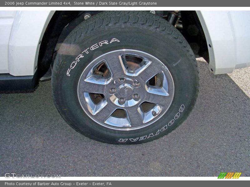 Stone White / Dark Slate Gray/Light Graystone 2006 Jeep Commander Limited 4x4