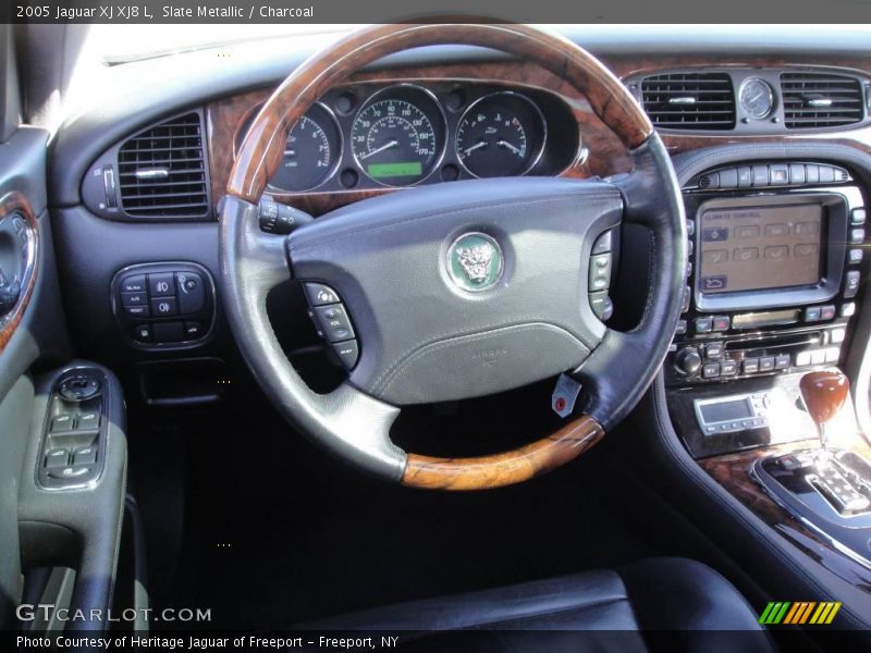Slate Metallic / Charcoal 2005 Jaguar XJ XJ8 L