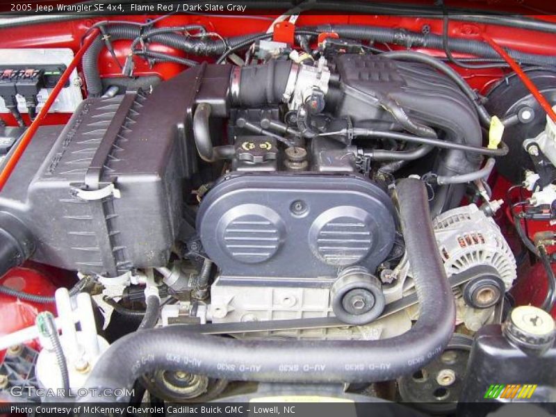 Flame Red / Dark Slate Gray 2005 Jeep Wrangler SE 4x4