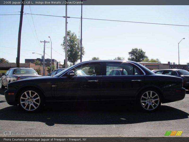 Indigo Blue Metallic / Dove/Granite 2008 Jaguar XJ XJ8 L