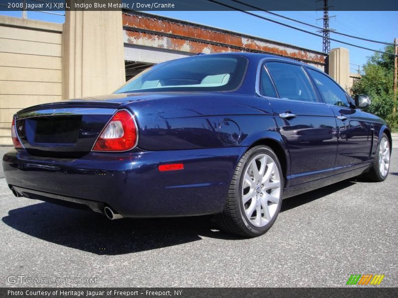 Indigo Blue Metallic / Dove/Granite 2008 Jaguar XJ XJ8 L