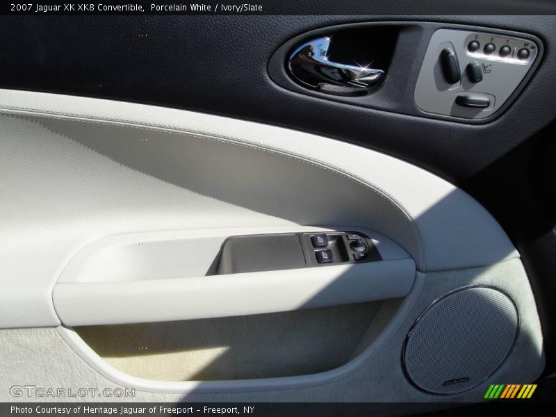 Porcelain White / Ivory/Slate 2007 Jaguar XK XK8 Convertible