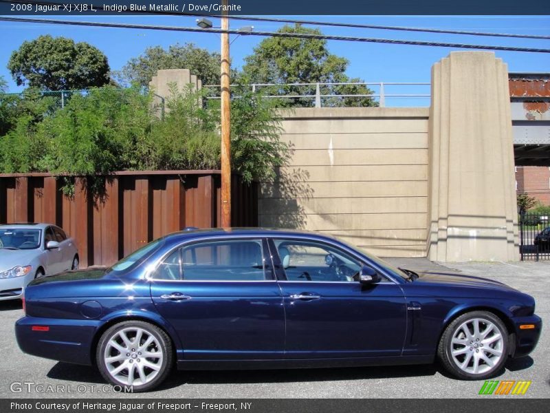 Indigo Blue Metallic / Dove/Granite 2008 Jaguar XJ XJ8 L