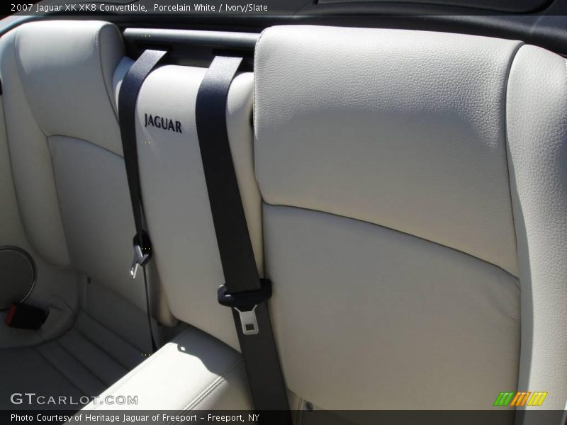 Porcelain White / Ivory/Slate 2007 Jaguar XK XK8 Convertible