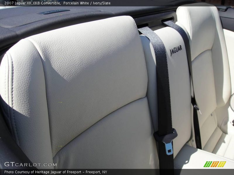 Porcelain White / Ivory/Slate 2007 Jaguar XK XK8 Convertible