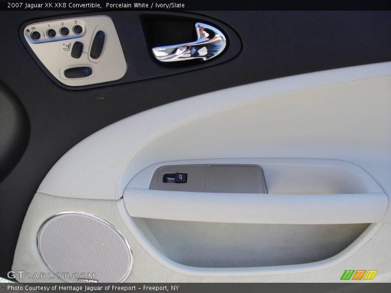Porcelain White / Ivory/Slate 2007 Jaguar XK XK8 Convertible