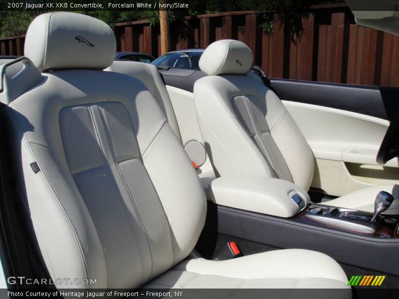 Porcelain White / Ivory/Slate 2007 Jaguar XK XK8 Convertible