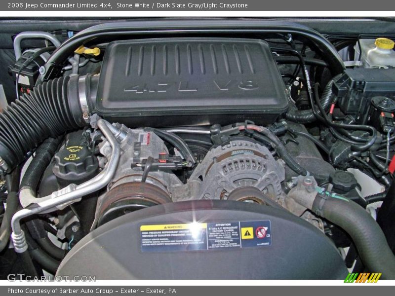Stone White / Dark Slate Gray/Light Graystone 2006 Jeep Commander Limited 4x4
