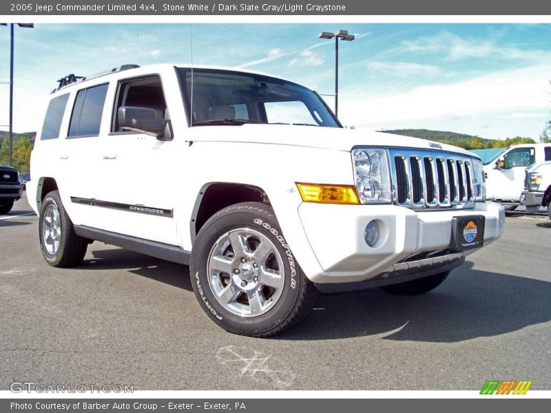 Stone White / Dark Slate Gray/Light Graystone 2006 Jeep Commander Limited 4x4