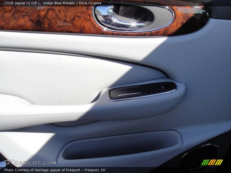 Indigo Blue Metallic / Dove/Granite 2008 Jaguar XJ XJ8 L