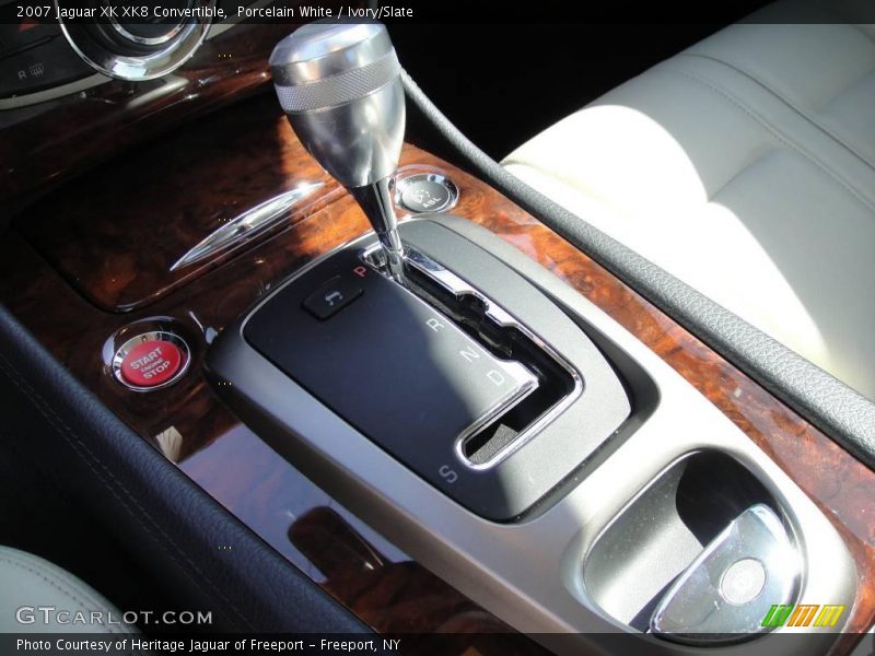 Porcelain White / Ivory/Slate 2007 Jaguar XK XK8 Convertible
